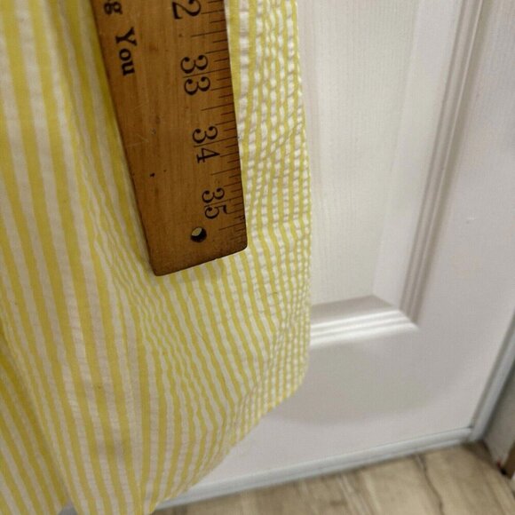 Women’s Farrow Seersucker Stripe Maxi Dress‎ Color block Striped Size Medium M - Picture 6 of 7